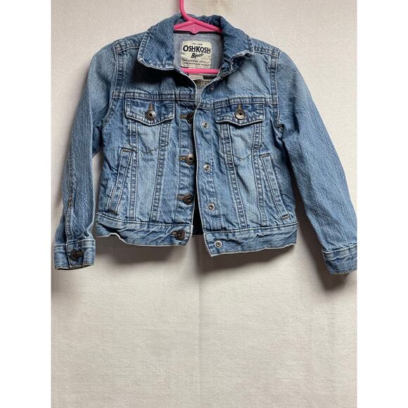 OshKosh B'gosh Other - Oshkosh denim jean jacket button Light blue jean 4T girls